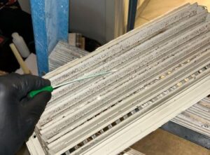mold swab testing on vent