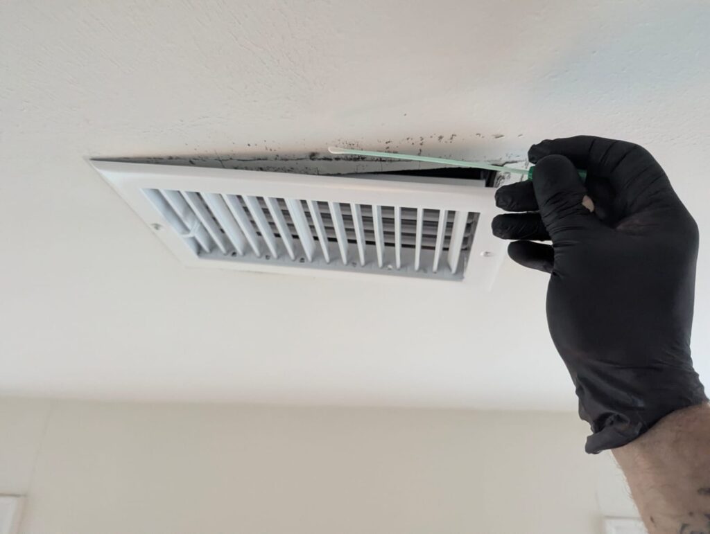mold testing on ac vent